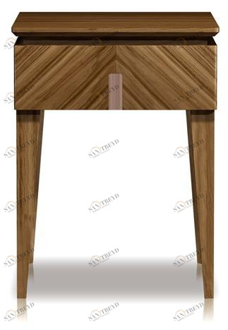 Arte Brotto Прямоугольная тумбочка из орехового дерева с ящиками Leonardo L114n/p