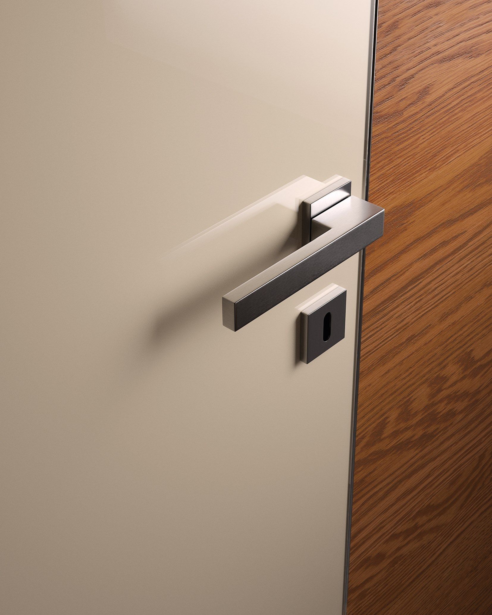 Глянцевая лакированная распашная дверь GAROFOLI Bisystem ARCH-00125960 - Вид №6