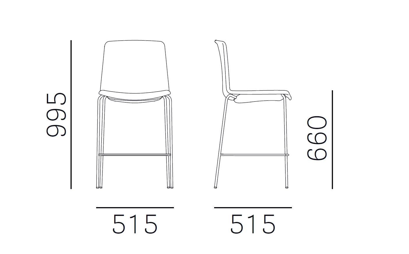 Штабелируемый мягкий стул Pedrali Tweet ARCH-00122790 - Вид №2