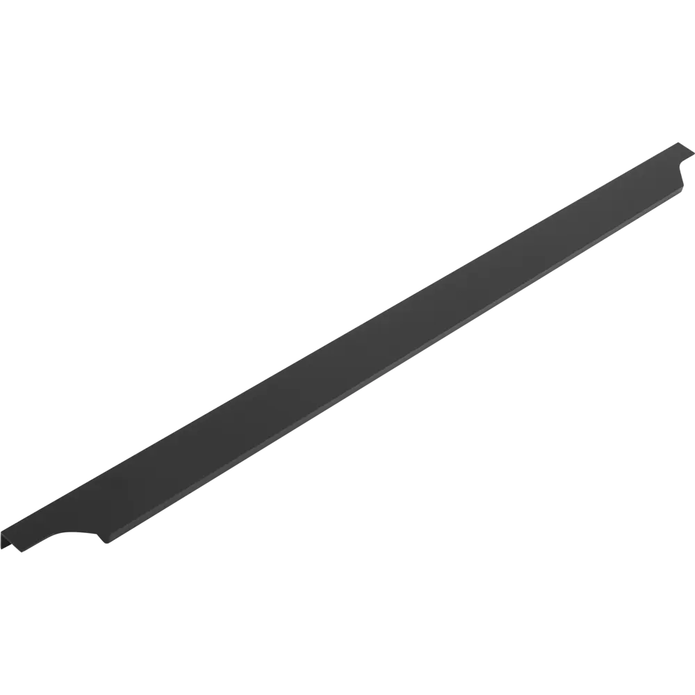 Мебельная ручка-профиль черная 696 мм Jet STLM-2198125