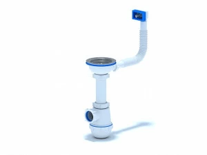 Сифон 1 1/2х40 с переливом мойки С0140S АНИ С0140S