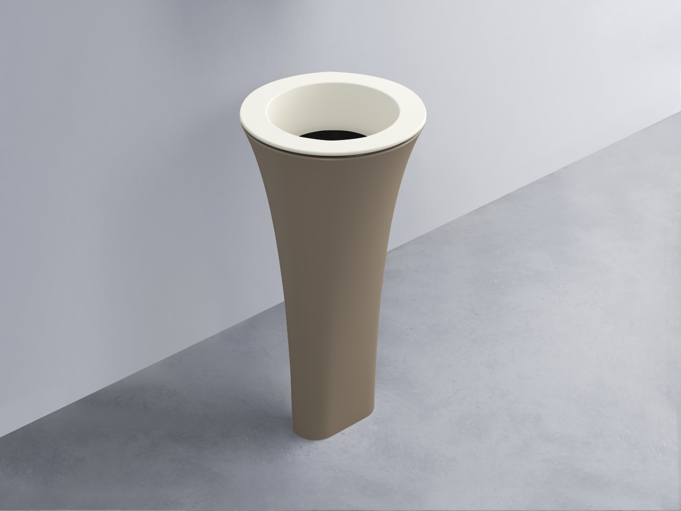 AMLA45-TL+AMPILT-LV+AMCOLT-AN Раковина Amedeo Tondo отдельностоящая cielo Enjoy + Amedeo Ceramica Cielo