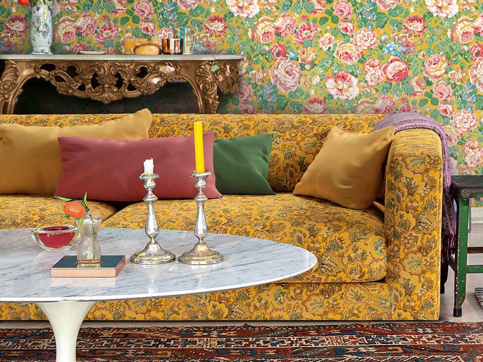 Обивочная ткань с цветочным рисунком Jannelli&Volpi СП GRANDE CORNICHE FABRICS ARCH-00015640