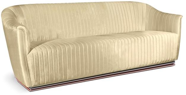 KOKET 3-х местный бархатный диван Mia sun-id-1409728 - Вид №1