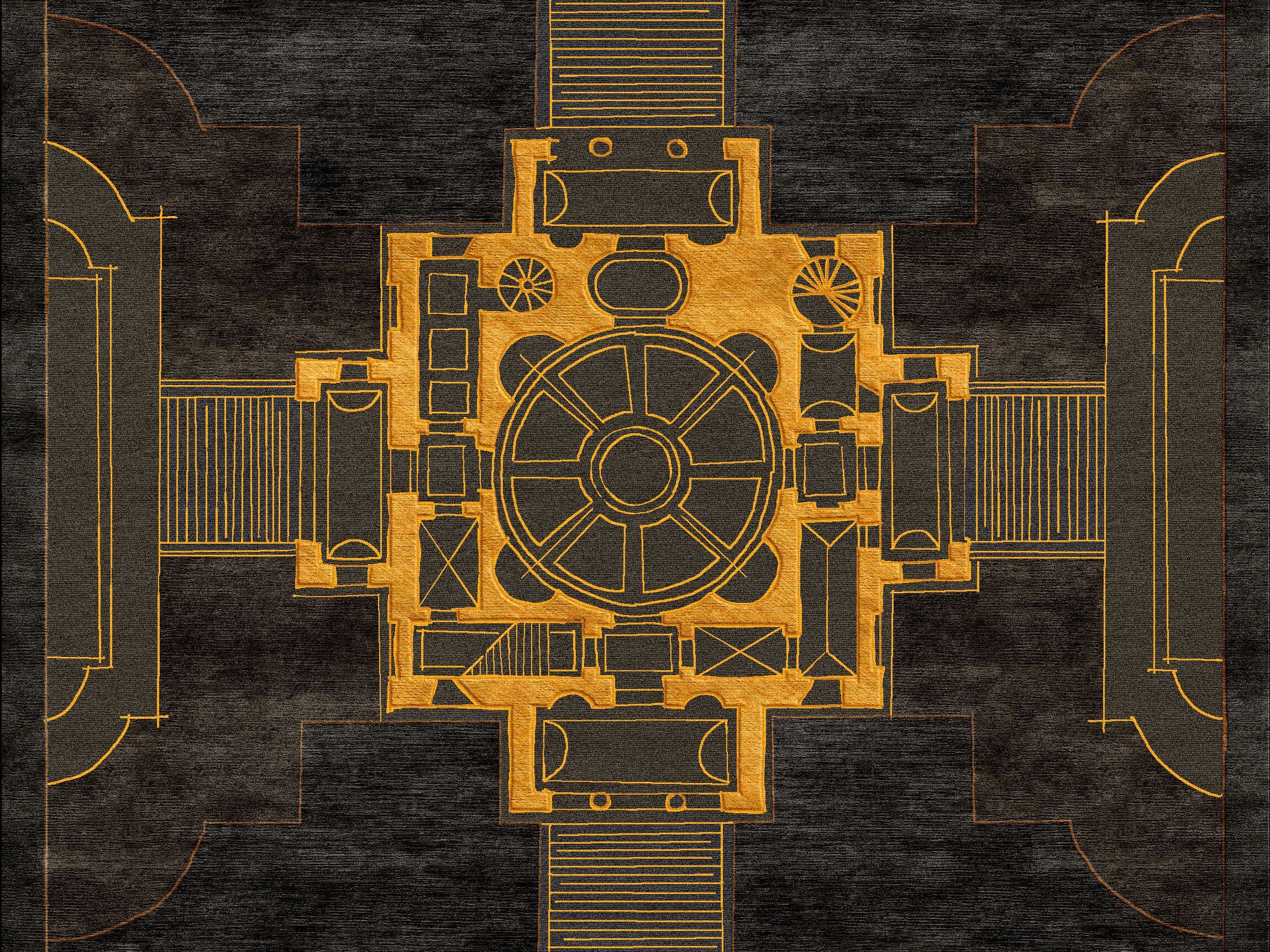 Ковер ручной работы из ткани Loloey Alex Woogmaster ARCH-00120503