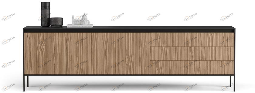 TUMIDEI Комод из меламина с распашной дверцей и ящиками Keen sun-id-1499340