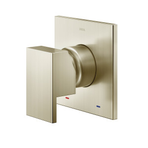 00925944 Однорычажная отделка для душа с высоким расходом 3/4 дюйма / минимальная матовая графитовая отделка Docol NEW EDGE