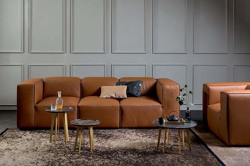 Tonin Casa Журнальный столик из мрамора с подносом  T6253  - Вид №3