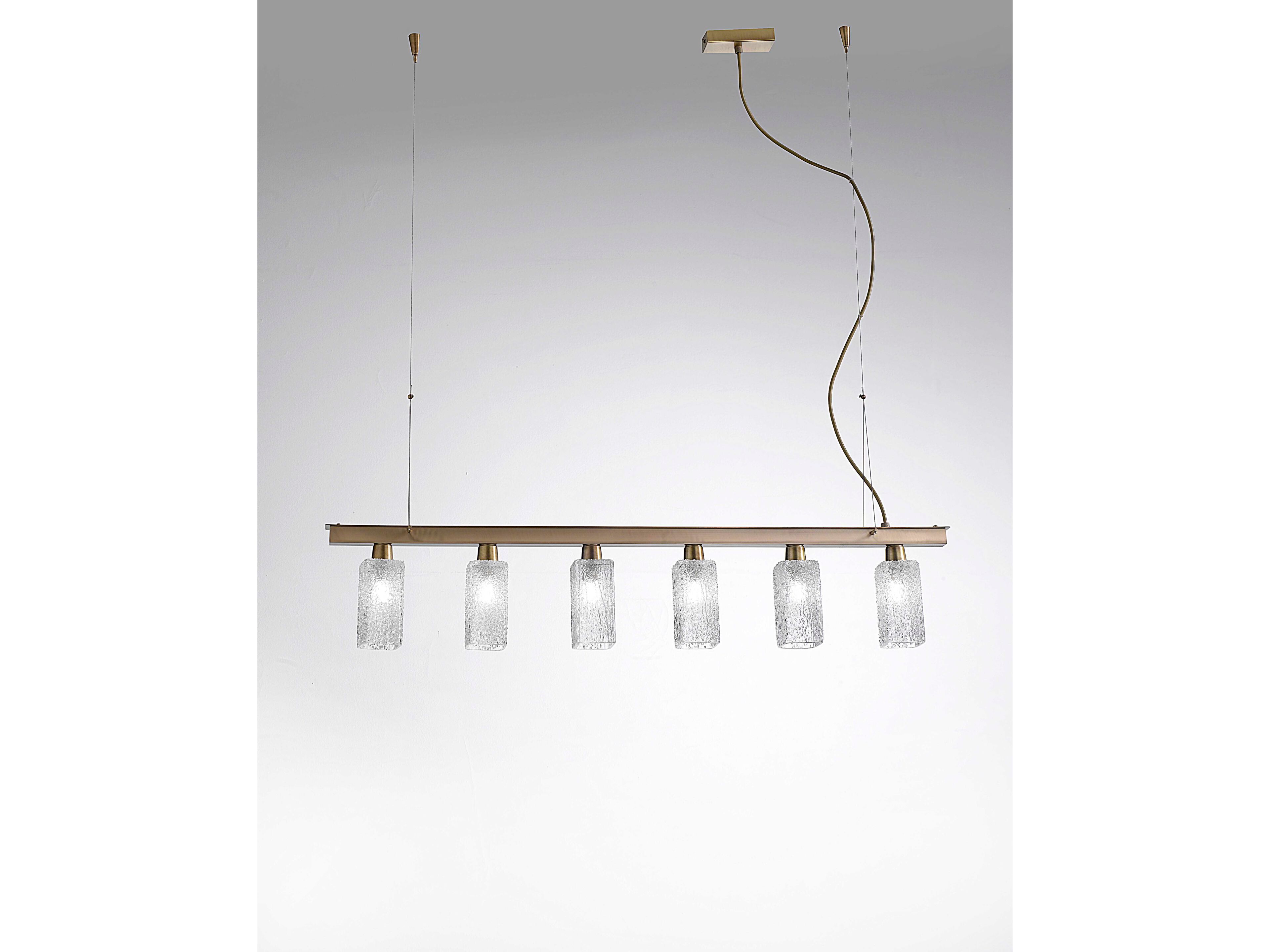 Латунный подвесной светильник Cremasco Illuminazione 7275/6GR ARCH-00018042 - Вид №1