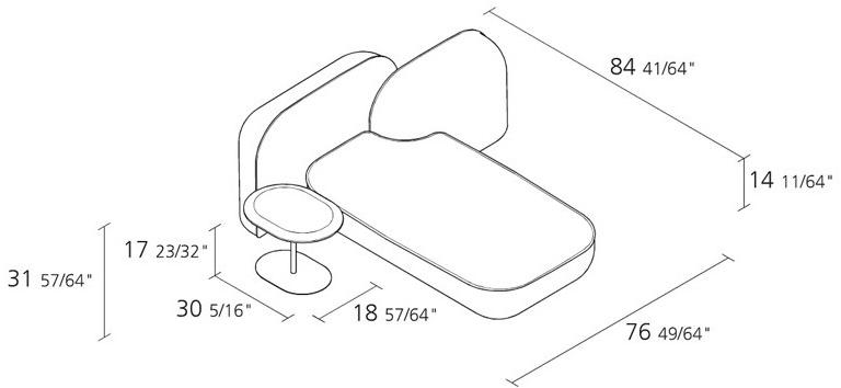 Alias Модульный секционный диван Okome sun-id-1421104 - Вид №2