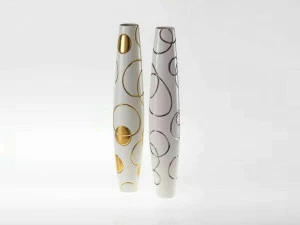 Fos Ceramiche Фарфоровая ваза Antithesis oro e platino B1-07