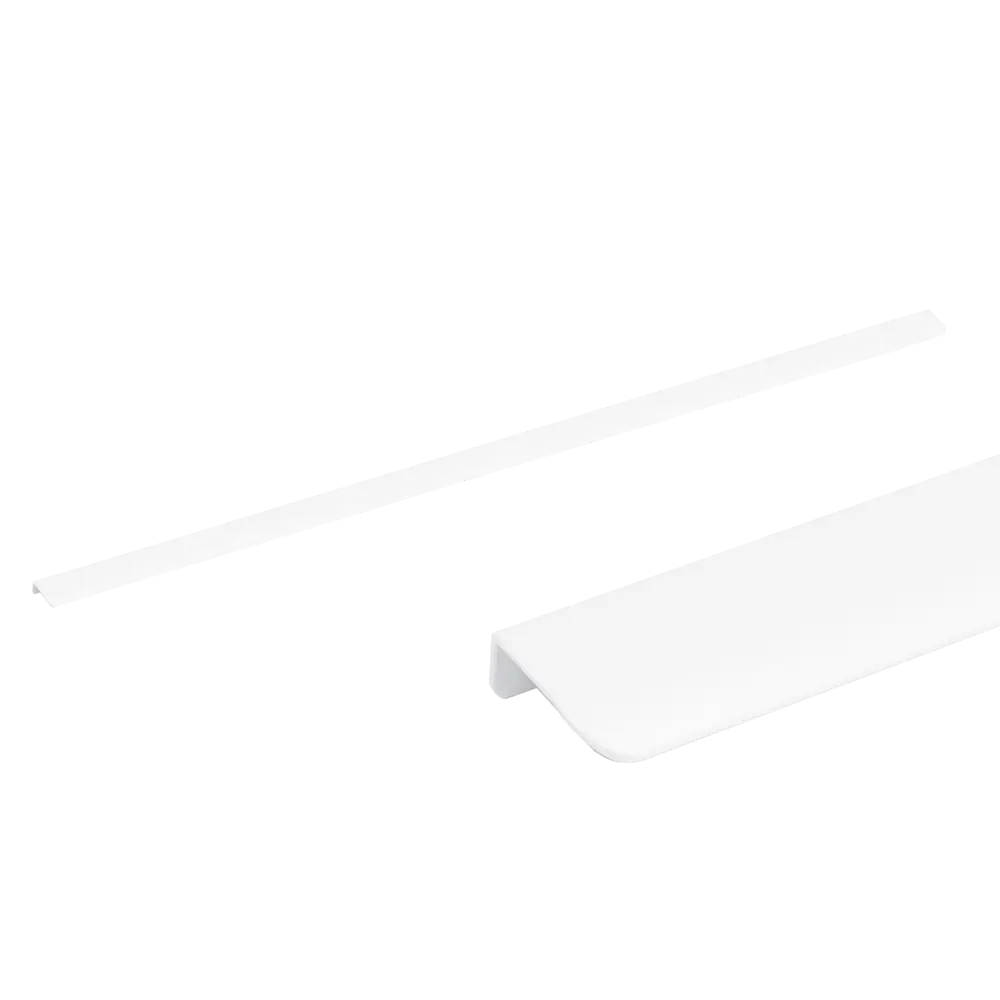 INSPIRE Накладная мебельная ручка-профиль белая 135 мм 88021703 STLM-1007154