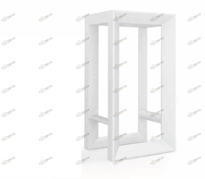 VONDOM Стол из полиэтилена высокой квадратной формы Frame sun-id-1349416