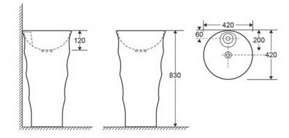 G308 Умывальник LAB.Space N - Вид №1