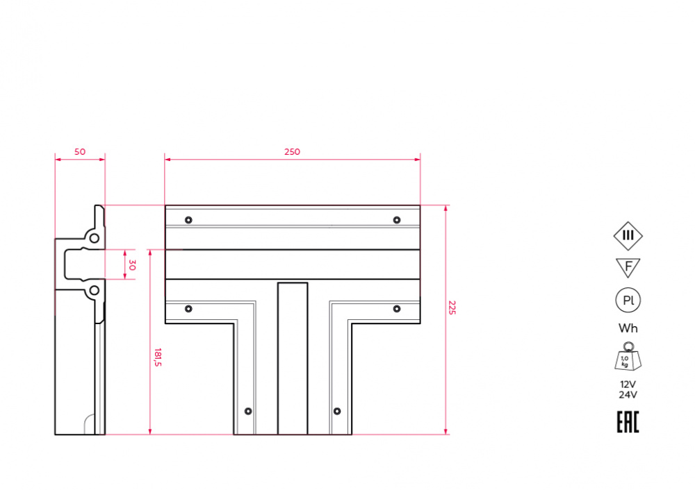 SN 304 Соединительный элемент (Т-образный) для Stellanova SABER 30  - Вид №2