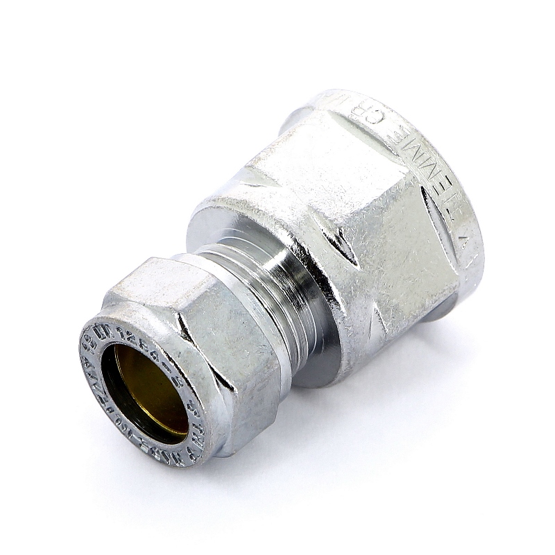 Муфта обжим-В хромированная TIEMME 12х1/2" 1130059