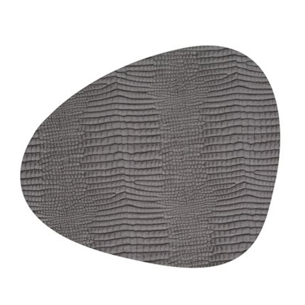5711590660950 silver-black подстановочная салфетка фигурная 37x44 см BLOOMINGVILLE CROCO Santreyd