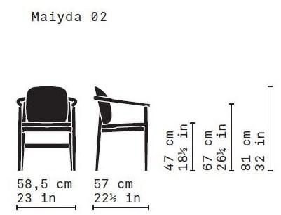 Very Wood Кресло с подлокотниками Maidya sun-id-1380342 - Вид №3