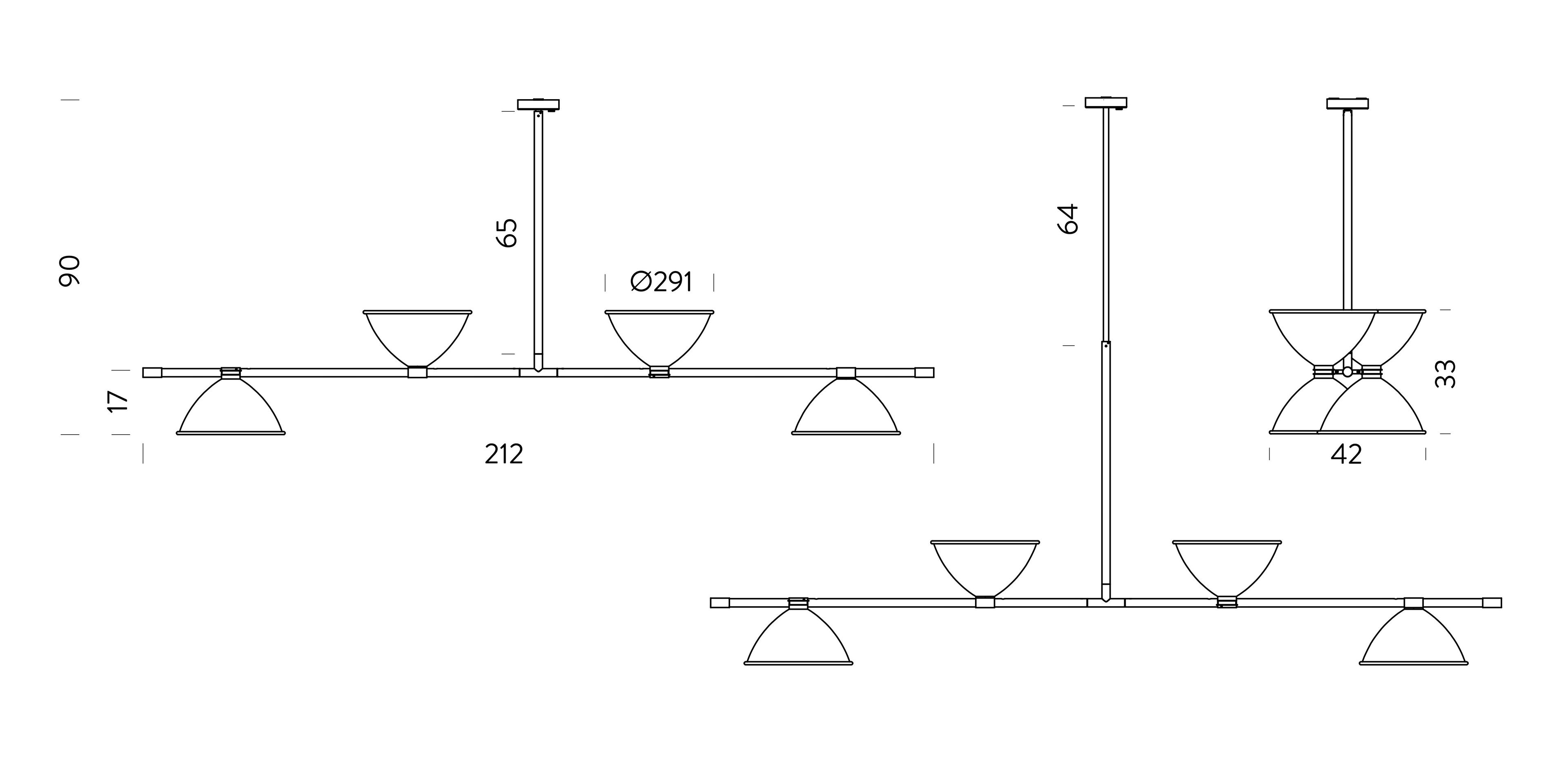 Алюминиевый подвесной светильник NEMO LBB01 ARCH-00151209 - Вид №4