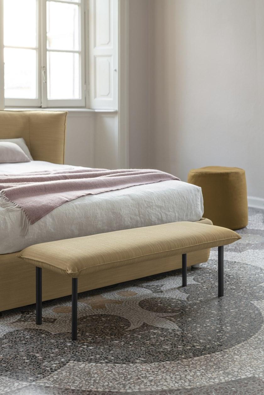 Bolzan Letti Мягкая скамья из ткани Jill sun-id-1346223 - Вид №1