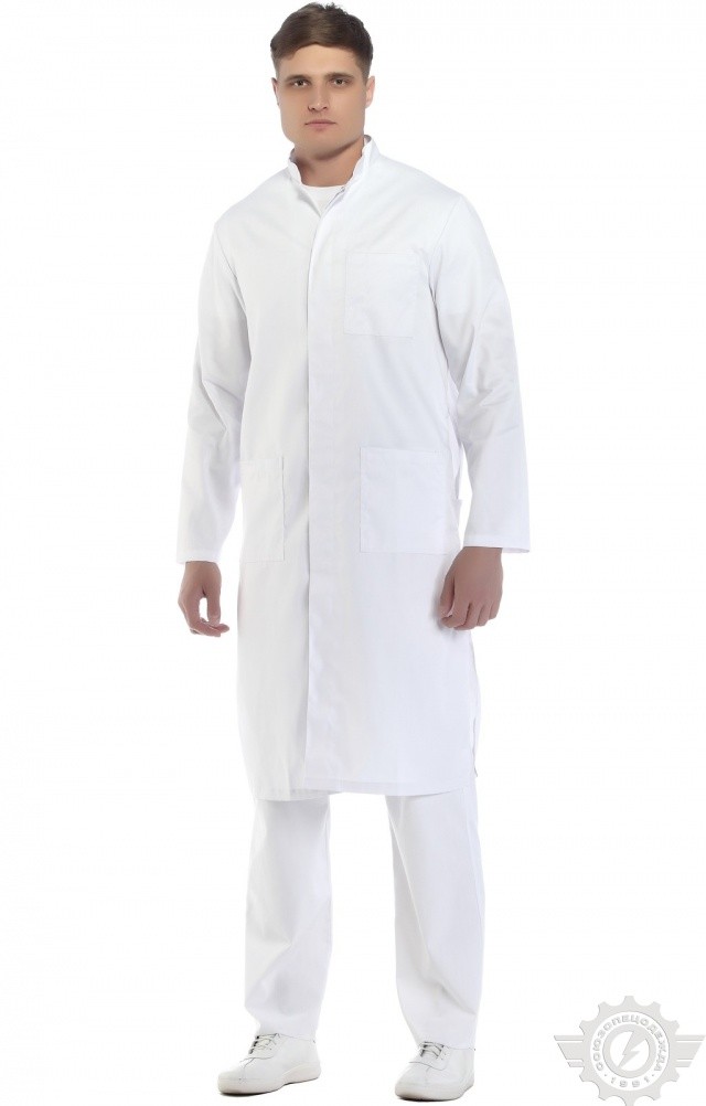 63817 Халат "Орион" белый  Медицинская одежда  размер 64-66/182-188 Спецодежда  - Вид №7