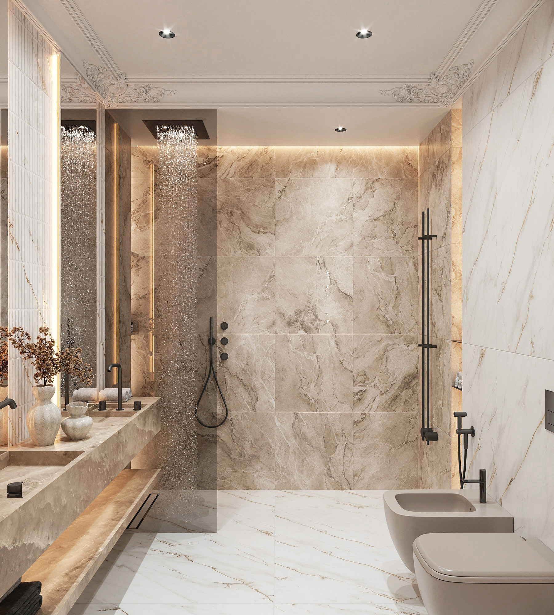 Керамогранит SELVA GOLD DECOR 60х120 Creanza CP4004-D  - Вид №2