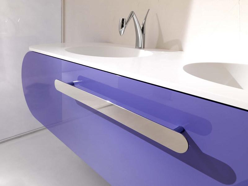 LASA IDEA Тумба под умывальник подвесная двойная Flux_us sun-id-1355302 - Вид №1