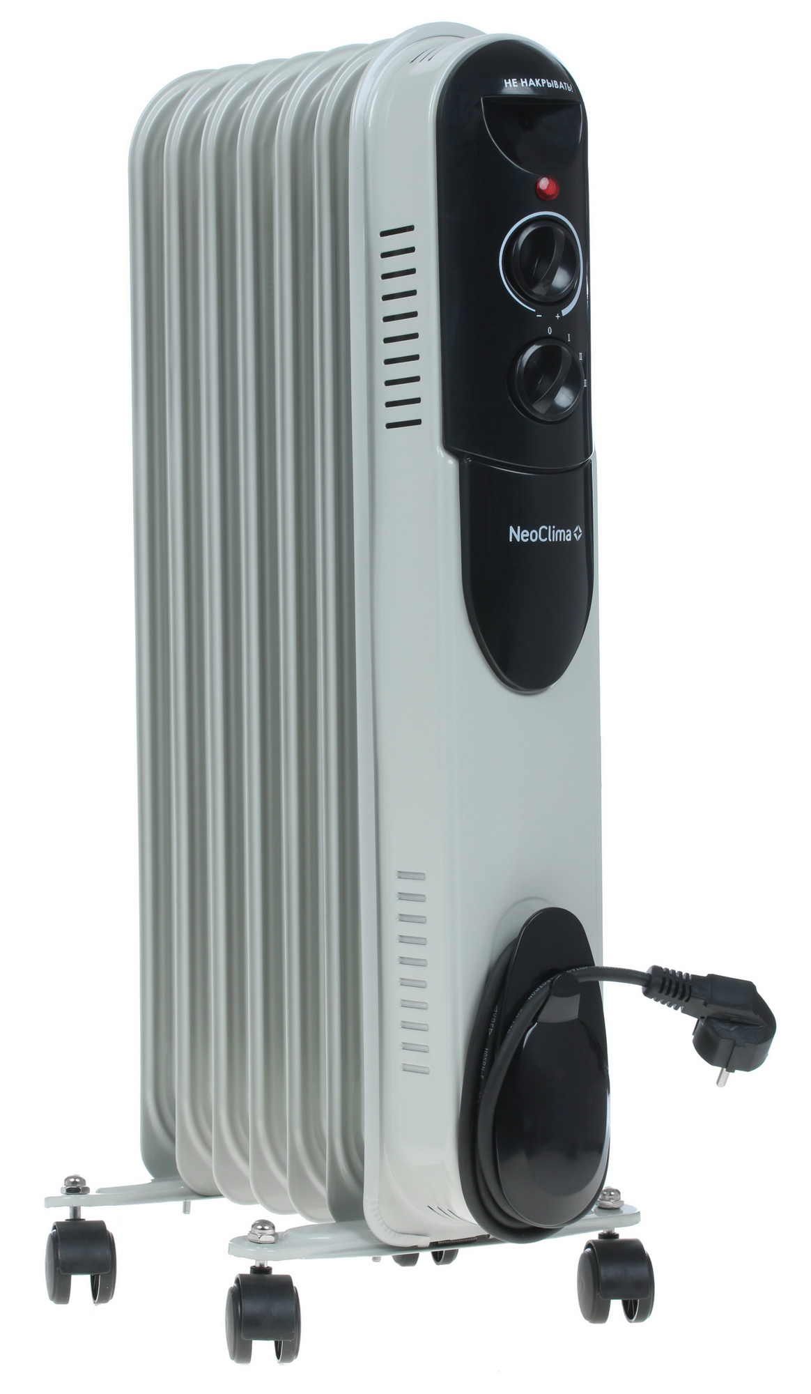 1268097 Масляный обогреватель Neoclima NC 9307 белый STDN-0079295