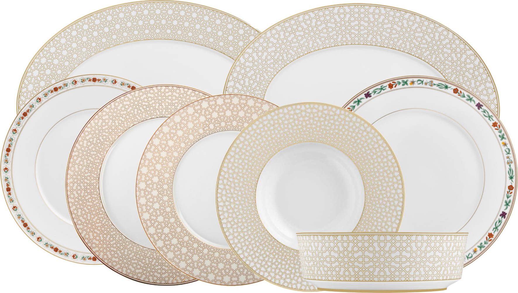 10665155 Furstenberg Сервиз столовый Furstenberg "Раджастан" на 6 персон 22 предмета Фарфор 