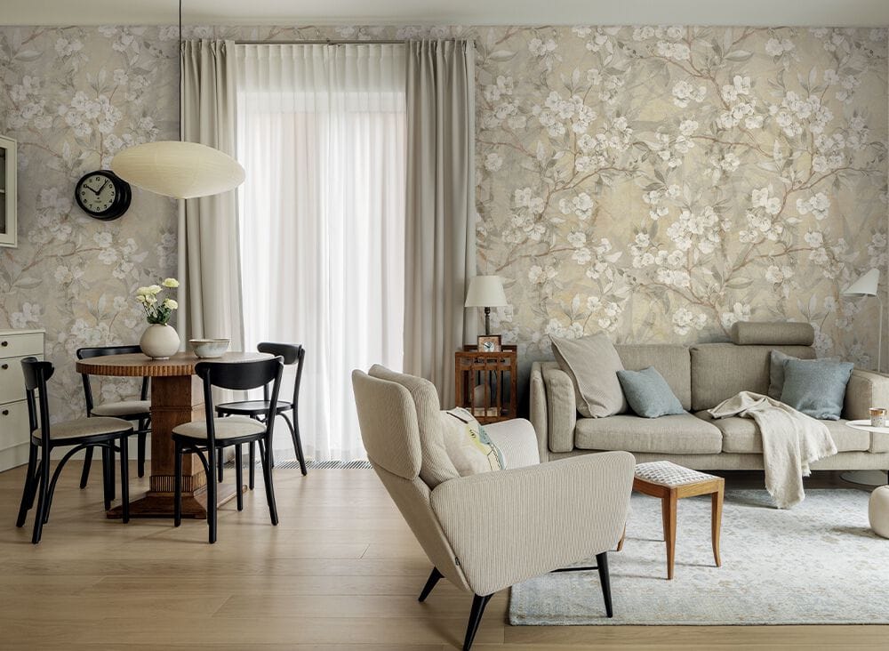 Обои с цветочными мотивами Jannelli&Volpi СП 201 MURALS DECOR ARCH-00071778 - Вид №5