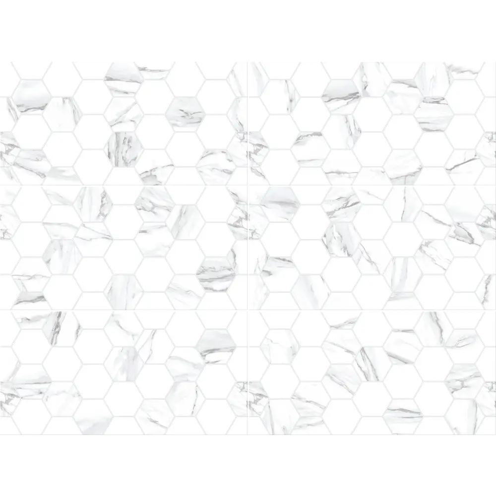 Плитка облицовочная Alma Ceramica Vegas 24.9x50 см 1.1205 м² цвет белый STLM-2105210 - Вид №1