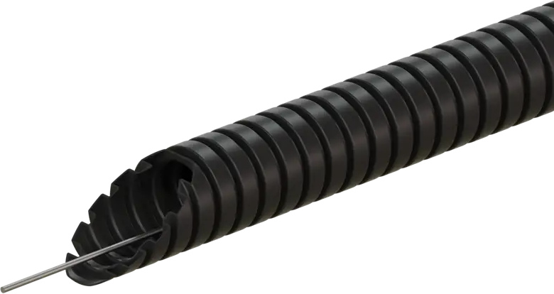 Гофрированная труба ЭКОПЛАСТ для электропроводки D16 мм с протяжкой 10056040