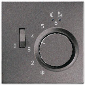 Регулятор теплого пола 10(4)А Jung LS 990 антрацит FTRAL231AN