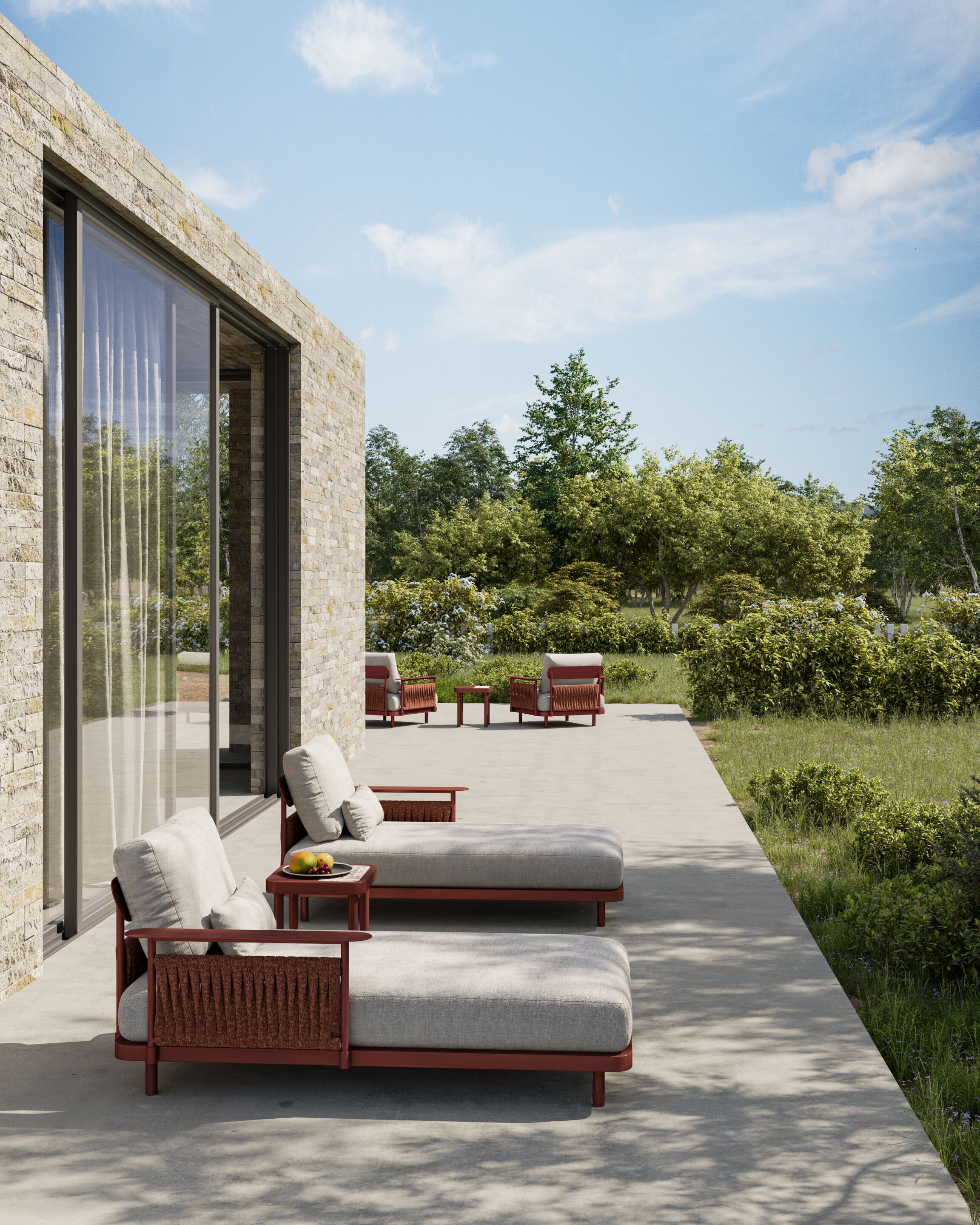 2-местный металлический садовый диван VINEKO Soul ARCH-00128066 - Вид №4