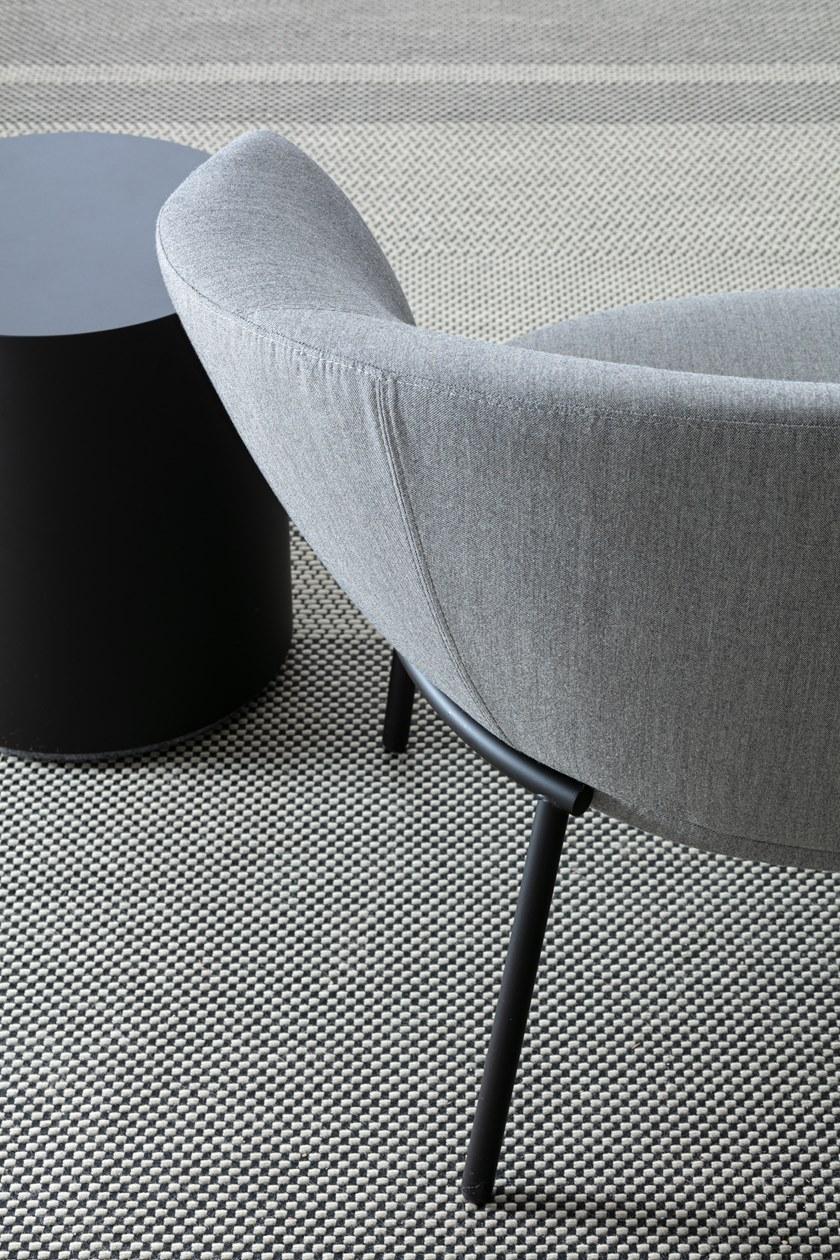 La Cividina Кресло из ткани с обитым основанием Swale sun-id-1369398 - Вид №5