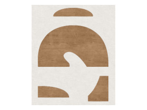 Прямоугольный ковер ручной работы из шерсти