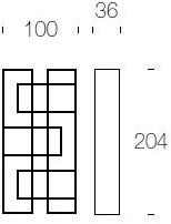 Tonin Casa Открытый отдельно стоящий деревянный лакированный стеллаж sun-id-1486073 - Вид №5