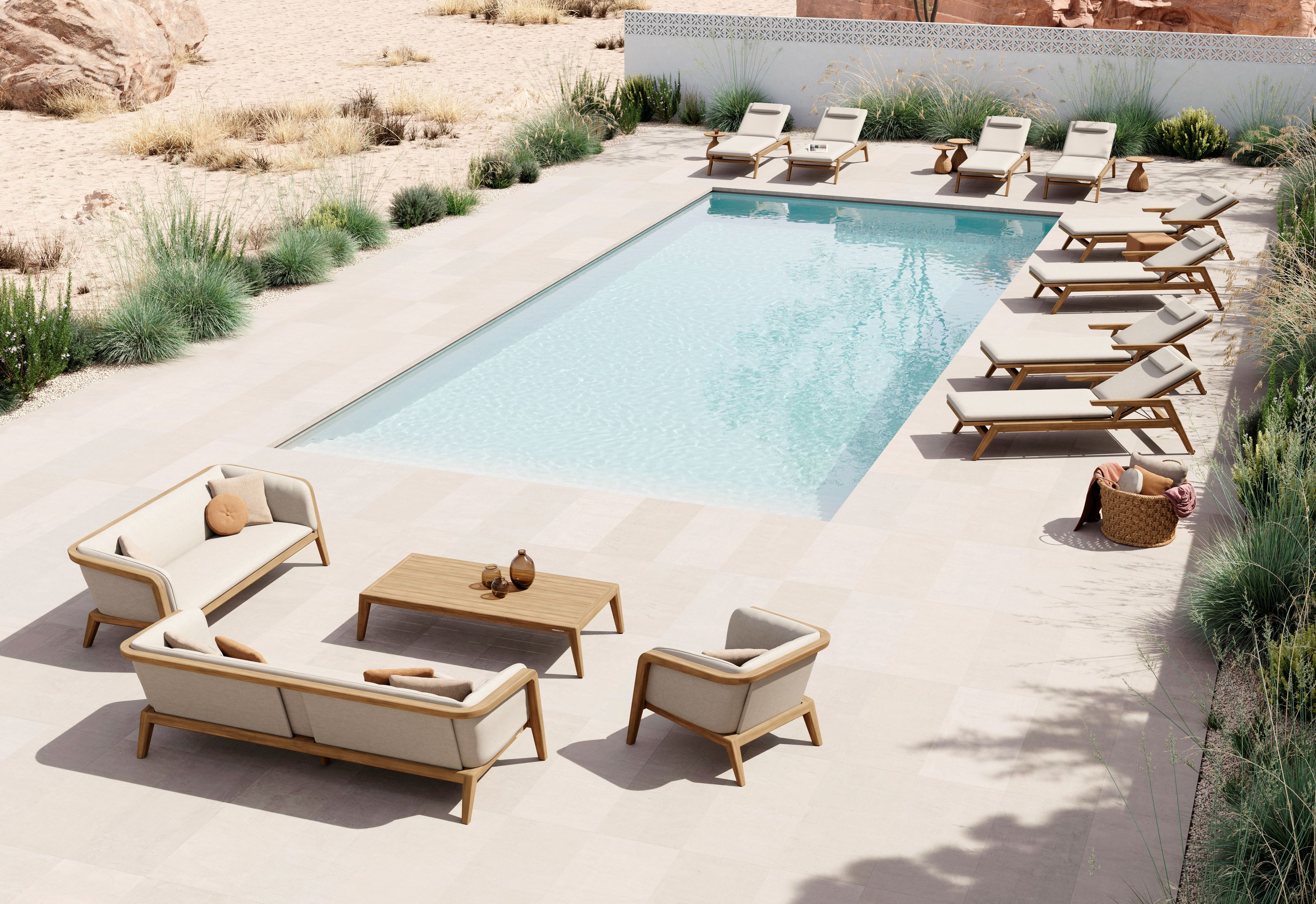 Тканевое садовое кресло с подлокотниками MANUTTI Sunrise ARCH-00071016 - Вид №2