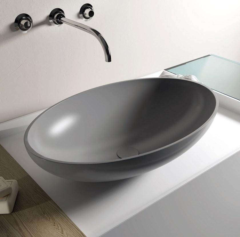 Накладная раковина на столешницу  овальная Relax Design OVO sun-id-1420464 - Вид №2