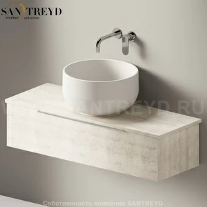 Flaminia BOX Настенная тумба для раковины 105 см с 1 ящиком BX968.WR