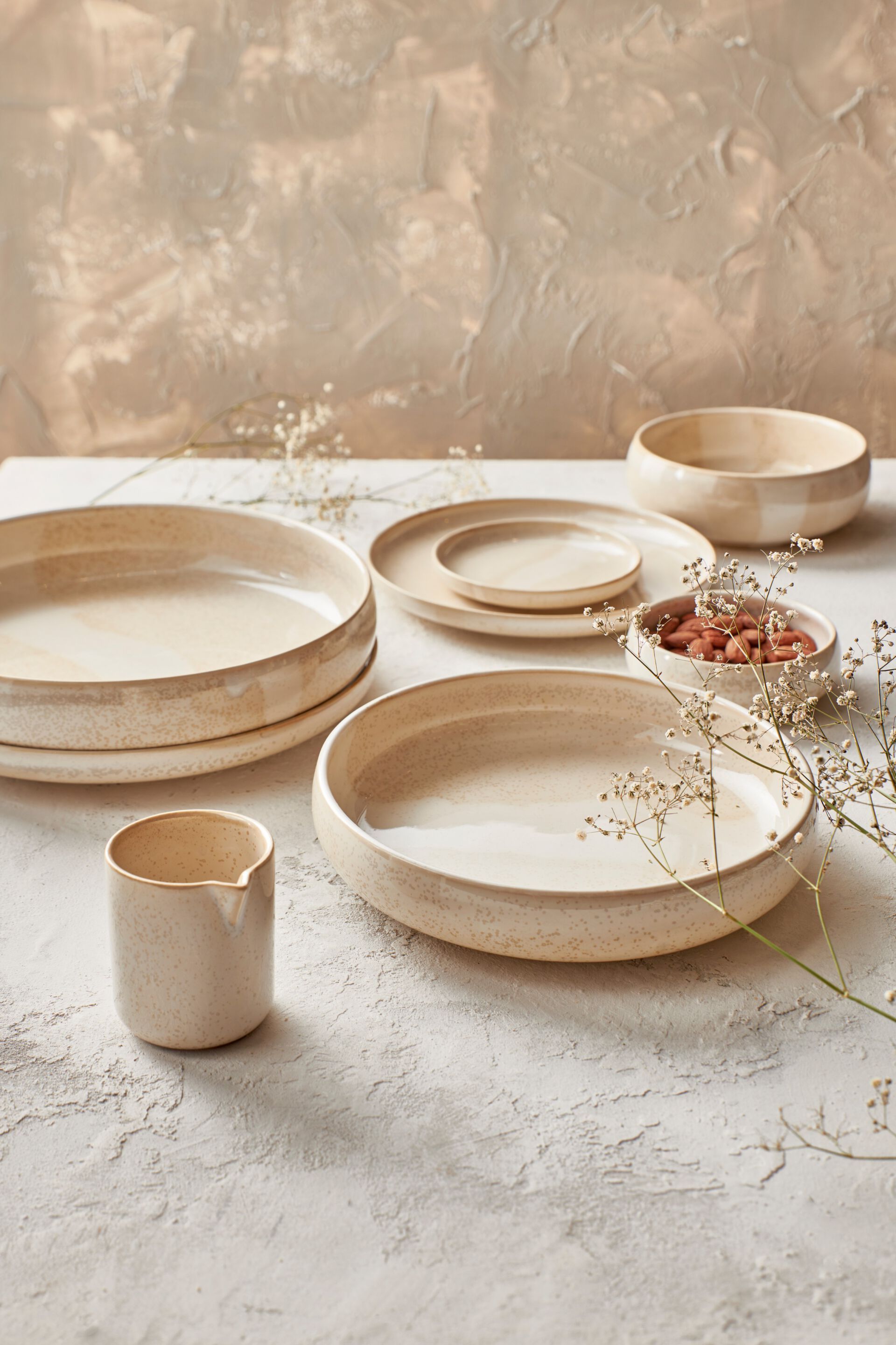 Круглая фарфоровая тарелка POMAX Nougat ARCH-00036631 - Вид №4