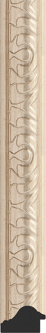 BY 1065 Зеркало в багетной раме - мельхиор 41 mm EVOFORM Definite - Вид №2