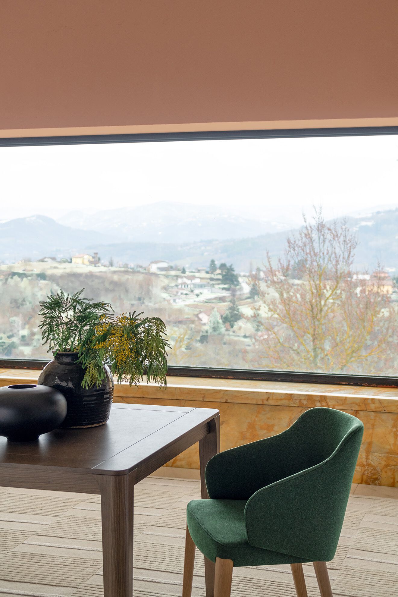 Мягкое тканевое кресло с подлокотниками Potocco Concha ARCH-00130696 - Вид №2