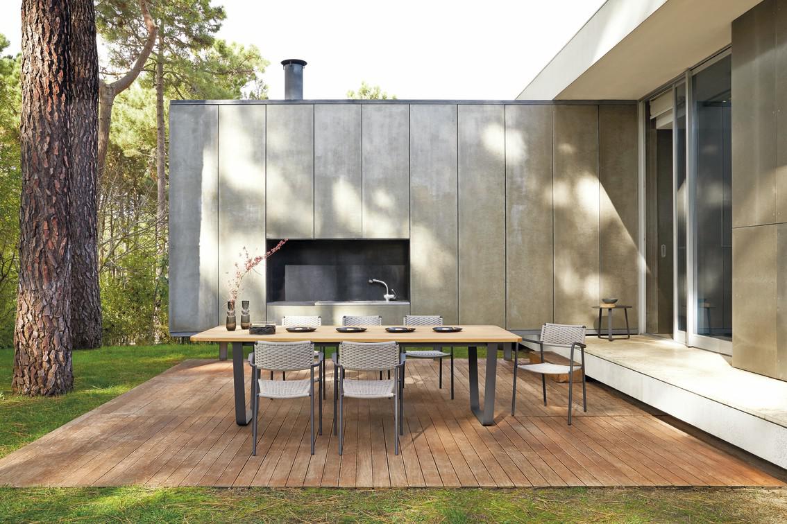 Стул лава веревка 11мм антрацит Manutti Echo MNST584 - Вид №16