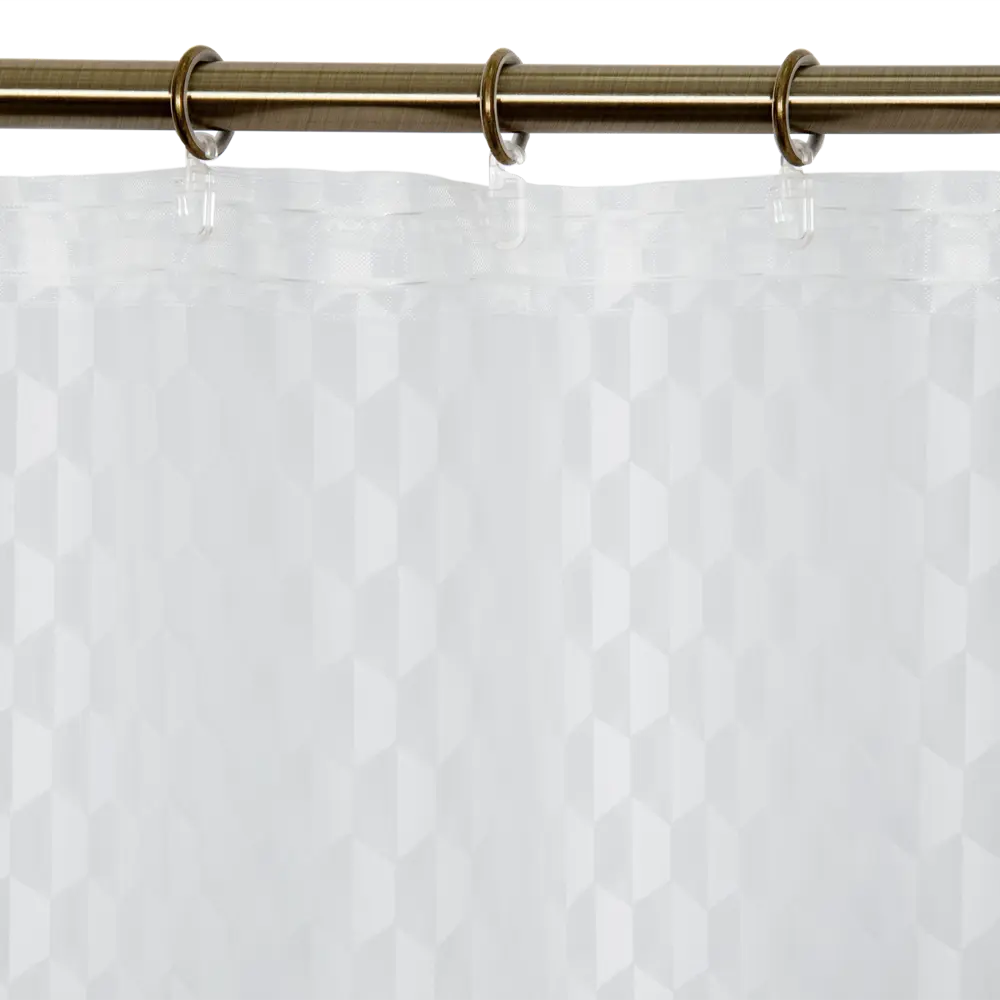 Тюль на ленте «Геометрия», 250x280 см, ромб, цвет белый GARDEN STLM-2096682 - Вид №5