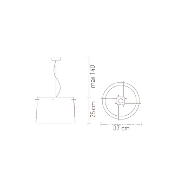 Подвесной светильник Woody White от Slamp WOO77SOS0000W_000 SLAMP ДИЗАЙНЕРСКИЕ 243575 Серый  - Вид №8