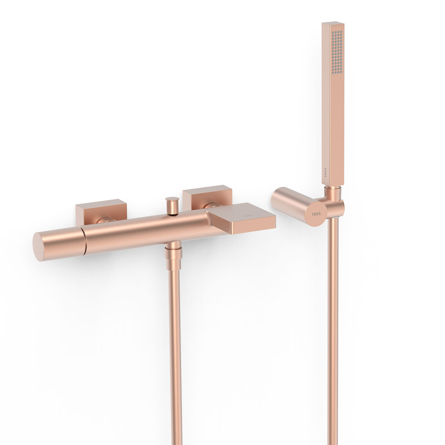 PROJECT-Настенный смеситель TRES с одной ручкой для ванны и душа-21117001OPM TRES