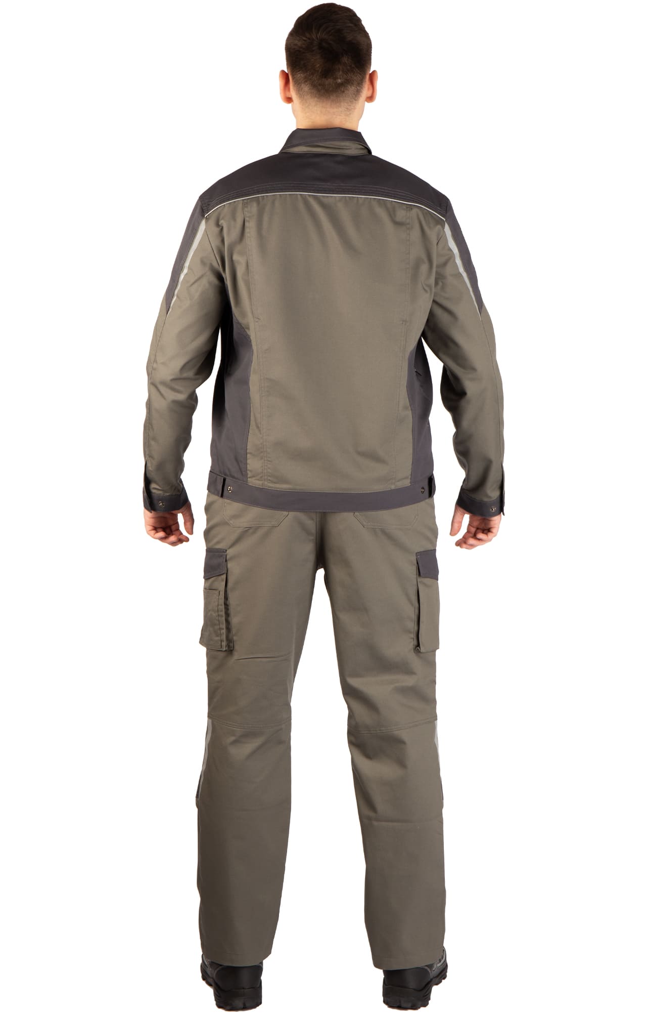 4974820 Костюм  NEW серый хаки графит STATUS  Летняя спецодежда  размер 60-62/170-176  - Вид №17