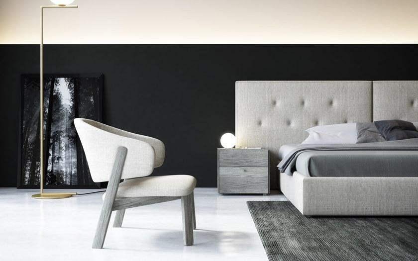 Huppé Двуспальная кровать из ткани с тафтинговым изголовьем Encore 3949u / 3953u HUPPE - Вид №6