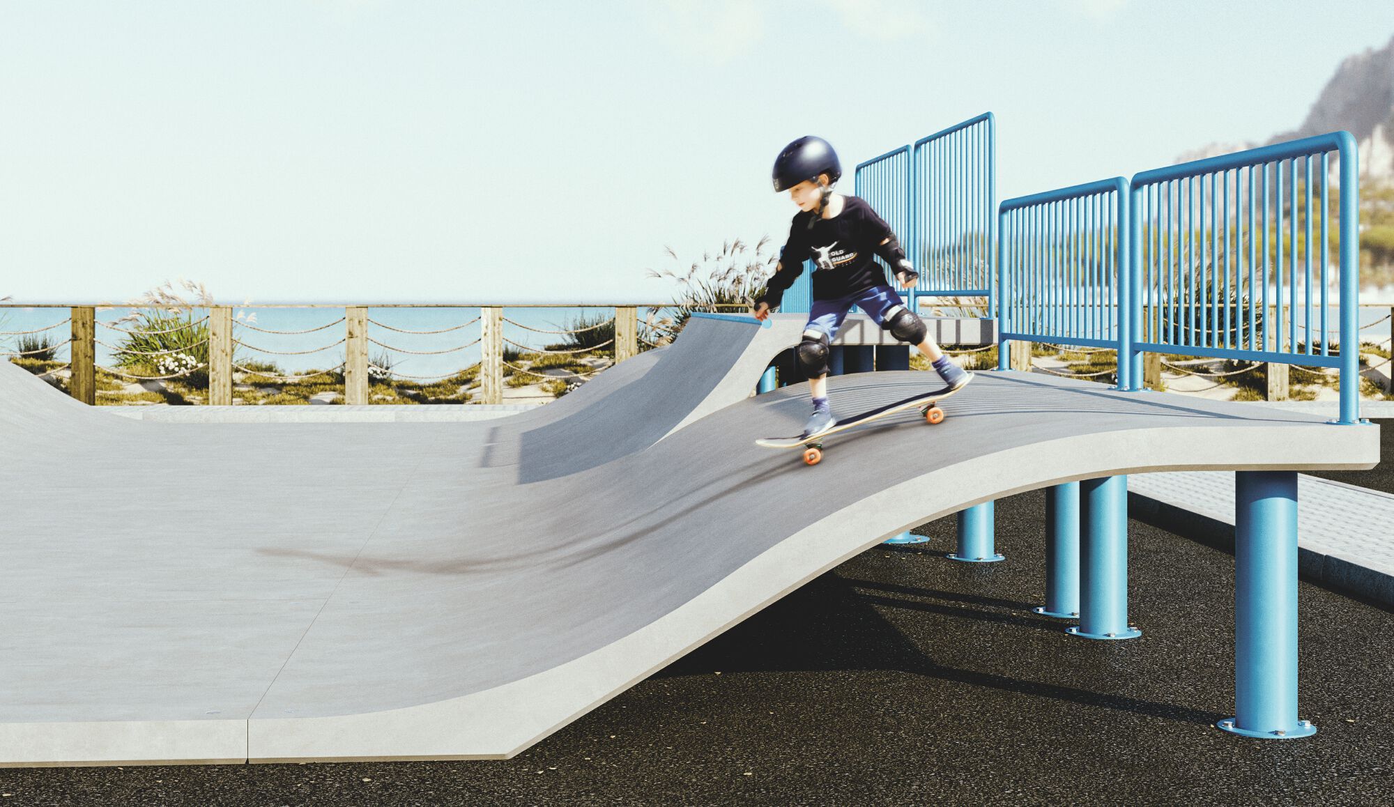 Бетонная спортивная рампа amop Suba Ramps ARCH-00035844 - Вид №2